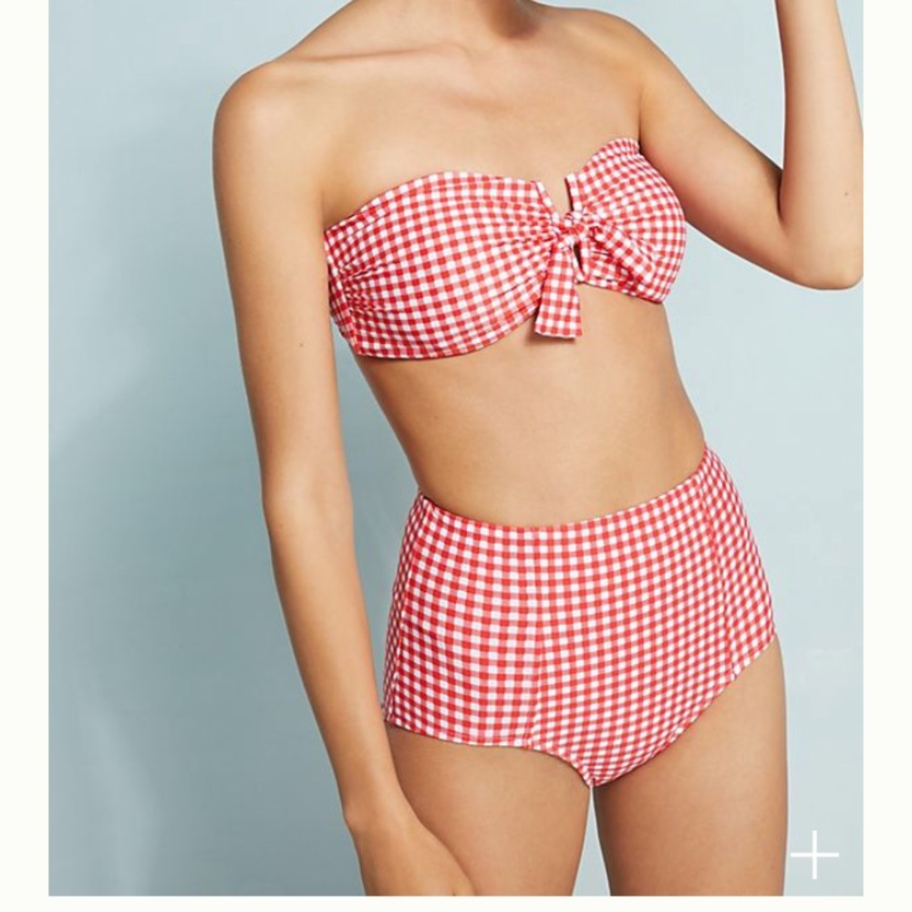 NWT Seafolly Gingham Bikini Set